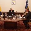 Prekinuta sjednica Predsjedništva BiH: Izetbegović i Ivanić zakazali odvojene konferencije