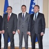 Članovi Predsjedništva BiH sa ministrima iz Hrvatske i Mađarske, istaknuta podrška našoj zemlji na putu ka EU