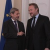 Johannes Hahn u dvodnevnoj posjeti Sarajevu, dočekao ga Bakir Izetbegović