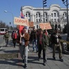 Protest radnika Željeznica RS u Banjoj Luci: Nismo mi krivi za propast preduzeća