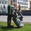 Državljanin Hrvatske koji je uhapšen zbog oštećenja skulpture "Nermine, dođi" pušten na slobodu