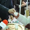 Skaka, Trivić i Šarić građane počastili kafom i poslasticama
