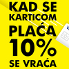 Nova kampanja Raiffeisen banke: "Kad se karticom plaća 10% se vraća"