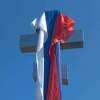 U Višegradu postavljen spomen-krst u čast ruskim dobrovoljcima