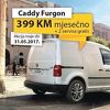 Volkswagen Caddy Furgon u akciji "mala rata, velika pomoć"