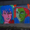 Otkriven mural ikonama sarajevske kulturne scene - Ivandiću, Ričlu, Dujmoviću i Lukovcu