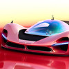 Render Ferrarija P3 priziva rivala Aston Martinu Valkyrie