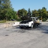 Golf se zapalio tokom vožnje u Zenici, vozač uspio skloniti automobil s ceste