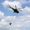Helikopter OSBiH gasi požar u općini Berkovići u RS-u