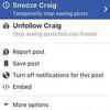 Facebook testira Snooze dugme za prijatelje koji vam dosađuju
