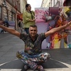 Turski umjetnik izveo performans na Ferhadiji: Sarajevo mi je inspiracija