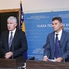 Sastanak Čović - Novalić: U narednim mjesecima prioriteti će biti akcize, budžet i Upitnik EK