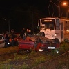 Sarajevo: Automobil se prevrnuo na tramvajskim šinama, jedna osoba povrijeđena