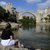 Mostar okupan suncem i prepun turista i na početku oktobra