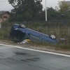 Automobil završio na krovu na brzoj cesti Sarajevo - Blažuj