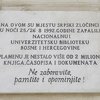 Historičari: "Srpski zločinci" su pojedinci iz naroda, ali natpis na Vijećnici treba promijeniti