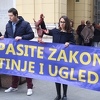 Protest Koalicije bez krzna: Životinje budu oguljene žive samo da bi se neko osjećao moderno