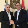 Čović i Vučić u Beogradu razgovarali o unaprjeđenju odnosa BiH i Srbije