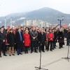 Crveno cvijeće u Drini povodom godišnjice ulaska partizana u Goražde