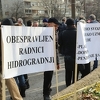 Radnici Hidrogradnje protestuju pred Vladom FBiH, prijete štrajkom glađu
