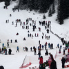Turisti iz Hrvatske i Slovenije okupirali Vlašić, najmlađi učili skijati