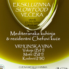 Mediteranska Slow Food večera rezidentnih chefova kuće