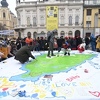 Djeca iz sarajevskih škola naslikala kartu BiH na platnu