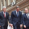 Visoka očekivanja od sastanka u Mostaru: Članovi Predsjedništva BiH dočekuju Vučića i Kolindu