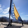Na brdu Hum postavljena nova zastava Bosne i Hercegovine