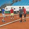Treći dan priprema Davis Cup reprezentacije BiH u Bratislavi, u četvrtak žrijeb parova