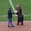 Medvjed predao loptu sudiji pred početak susreta treće lige u Rusiji
