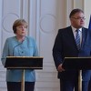 Članovi Predsjedništva BiH 9. maja u Berlinu na sastanku s Angelom Merkel