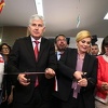 Grabar-Kitarović i Čović otvorili Konzulat Hrvatske u Vitezu i nazvali ga hrvatskim sidrom