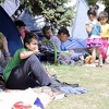 Migranti iz parka kod Vijećnice sutra će biti premješteni u Salakovac