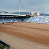 Potpuno uklonjen stari travnjak stadiona Grbavica