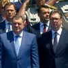 Milorad Dodik i Dragan Mektić na proslavi Dana policije Srbije