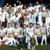 Nogometaši i košarkaši Real Madrida na prepunom Bernabeuu proslavili titule prvaka Evrope
