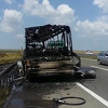 Autobus iz Hrvatske izgorio nedaleko od Beograda