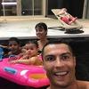 Cristiano Ronaldo s porodicom puni baterije za Svjetsko prvenstvo