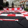 Hrvatski navijači šili najveću zastavu u Rusiji