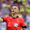 Milorad Mažić sudi derbi četvrtfinala SP-a između Brazila i Belgije