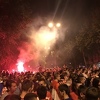 Pobjeda Hrvatske "vatreno" se slavila i u Mostaru i u Vitezu