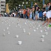 "Nema te na kahvi" 8.372 fildžana na mostu u Goraždu, kao sjećanje na ubijene Srebreničane