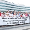 Predstavnici USK-a na protestu u Sarajevu: Zbog migranata građani čuvaju noćnu stražu kao '92.