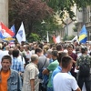 Više stotina demobilisanih boraca ispred Parlamenta FBiH, policija osigurava objekat