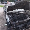 Gorio automobil u sarajevskom naselju Alipašino Polje