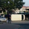 Prevrnulo se vozilo Hitne pomoći kod pijace Ciglane u Sarajevu