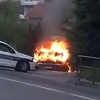 Izgorio kombi u sarajevskom naselju Briješće