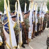 Prvi korpus slavi rođendan: U centru Sarajeva postrojeni bivši borci sa zastavama Armije RBIH
