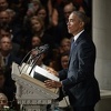 Obama i Bush držali govor na službi McCainu